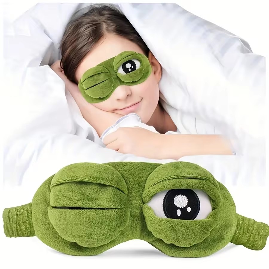 3D Printing Mask - Antifaz 3D de Rana para Dormir,