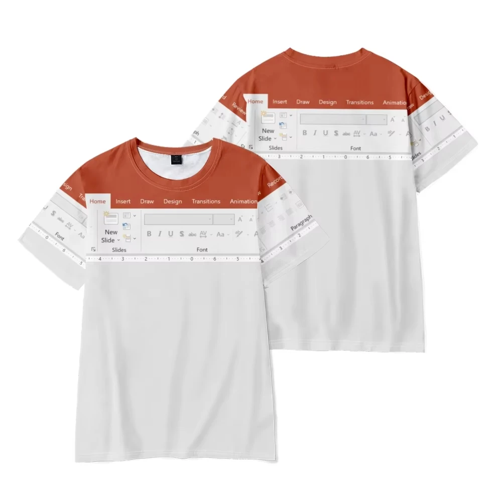 3D Printing Online Service - Camiseta Hawaiana Excel para Hombre, Diseño