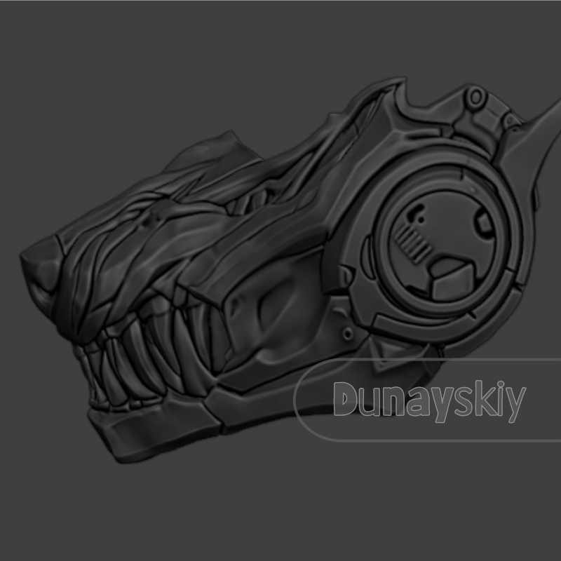 Máscara de lobo Valko de Love  - 3D Printing Mask reseña y precio