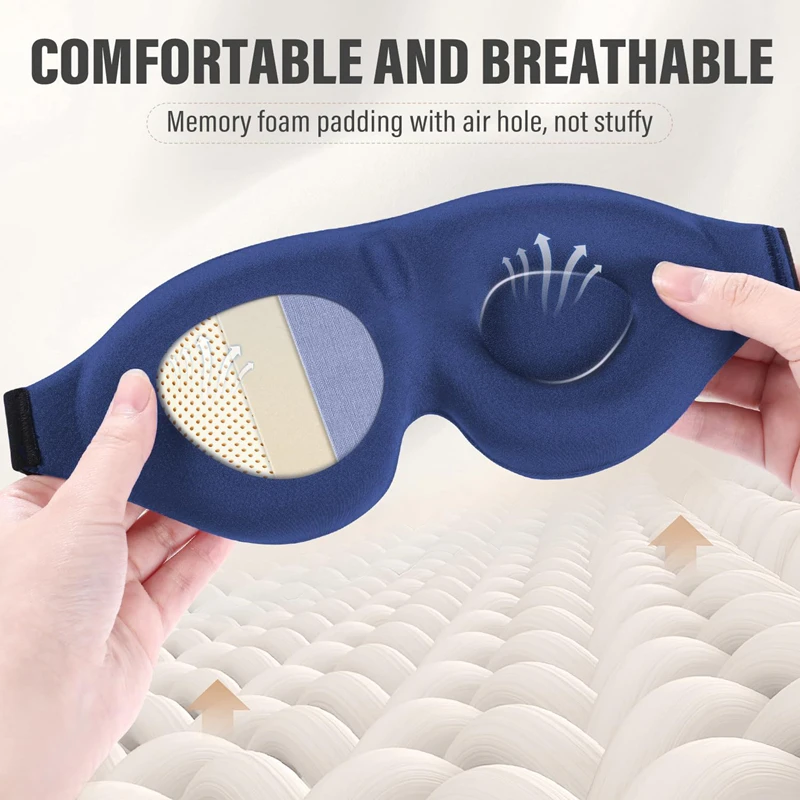 Antifaz 3D para Dormir, Transp - 3D Printing Mask reseña y precio